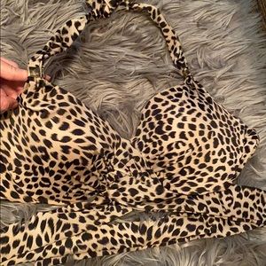 Victorias secret leopard sexy bikini top